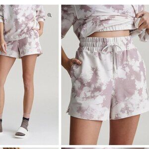 VARLEY Glade Short w/ pockets- White Taupe Tie Dye women's Small